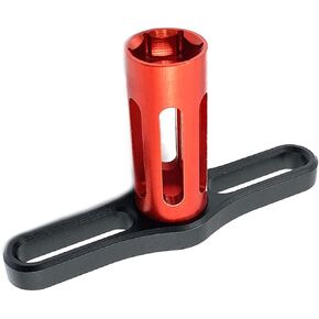 FainWan 17mm HEX Nuts Installation Tools Sleeve for H-S-P RC 1/8 Buggy Car Tires Tyre Wheel Rim (Red)