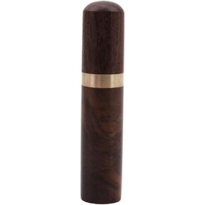 Pocket Portable Wooden Box Toothpick Holder Embroidery Hand Sewing Needle Storage Case Ebony