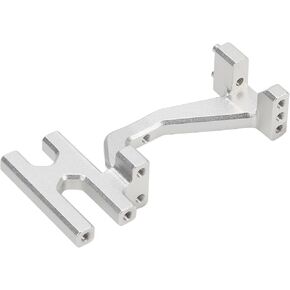 RCAWD Aluminum Steering Servo Mount LOS331001 for Losi 1/10 Hammer Rey Baja Rey Rock Rey Upgrade Parts (Silver)