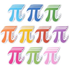 Cjiangpo 30pcs Pi Day Sticky Notes Pads ، 600 Sheets Colorful Self Stick Notepad Memo Pads Cute Funny Page Marker Rights Pi Day Math Party Party Filler Filler for Kids
