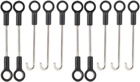 Vbestlife 2 Set RC Connecting Rod, 10pcs RC Aircraft Connecting Rod Stick Compatible with WLtoys V950 RC Aircraft in Saudi Arabia