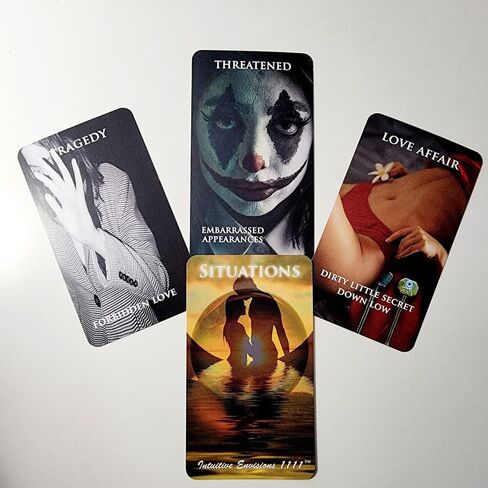 المواقف Oracle Deck لـ Twin Flames Soulmates Karmic Licss - 77 بطاقة - المبتدئين أو قراءات التارو المتقدمة in Saudi Arabia