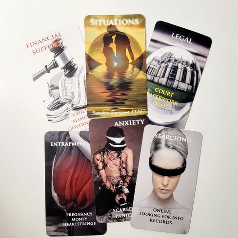 المواقف Oracle Deck لـ Twin Flames Soulmates Karmic Licss - 77 بطاقة - المبتدئين أو قراءات التارو المتقدمة in Saudi Arabia