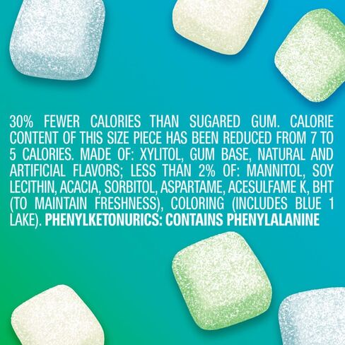 EXTRA Refreshers Mint Mix Gum, 3.21-Ounce 40-Piece Bottle (Pack of 6) in Saudi Arabia