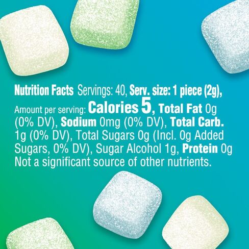 EXTRA Refreshers Mint Mix Gum, 3.21-Ounce 40-Piece Bottle (Pack of 6) in Saudi Arabia