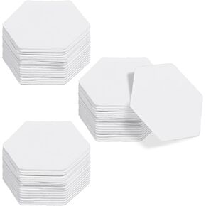 300 PCS Paper Piecing for Quilting, Hexagon Paper Piecing Templates White Paper Piecing Hexagon Shapes Quilting Templates Patchwork Template Quilt Paper Piecing Template for Quilting Sewing Craft DIY