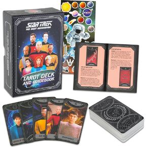 Paramount Star Trek Tarot Card Gift Set - Bundle with Star Trek: The Next Generation Tarot Deck and Guidebook Plus More | Star Trek Gifts for Women, Men