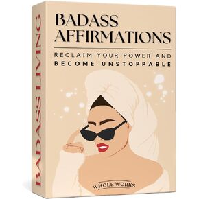 Affirmations Cards for Women: Badass Daily Affirmations Card Deck, Self-Development and Educational Flash Cards | Funny Gift for Women