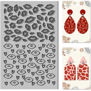chgcraft polymer clay moture sheets lips love the the the the the seets kiss clay mat mat mat rubber model legets pad mode mode for polymer clay mews