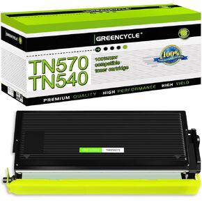 greencycle 1 Pack TN570 High Yield Black Toner Cartridge Replacement Compatible for Brother TN-570 TN540 Work with HL-5140 5170N MFC-8220 8440 8840 8840DN MFC-8640D DCP-8040 8045D Laser Printer