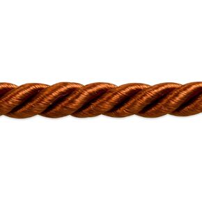 Trims by the Yard Charlotte 3/16" Twisted Cord Versatile Trim for DIY Crafts Picture Frames Home Decor and Fashion Items, 10-Yard Cut, Cinnamon
