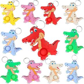 24 Packs Bulk Mini Crocodile fidgets Toys for Kids Children Classroom Students Gift Prize from Teacher,Crocodile Animal Birthday Party Favors