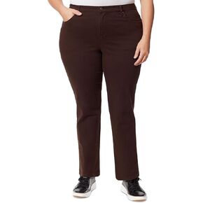 Gloria Vanderbilt Womens Amanda Classic High Rise Tapered Jean Plus Size