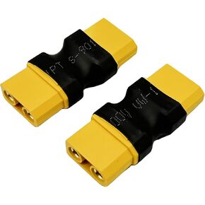 XT90 Female to XT90 Female Connector no Wire Adapter,XT90 Connector Adapter for RC FPV Car Plane Drone LiPo Battery