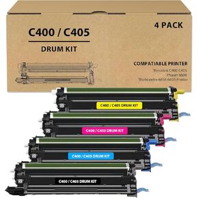 Remanufactured C400 C405 Drum Kit Compatible for Xerox Versalink C400 C405 108R01121 Imaging Drum for Phaser 6600DN 6600N 6600 WorkCentre 6605DN 6605N 6655 VersaLink C400DN C400N C405DN