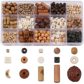 630Pcs Natural Coconut Shell Beaded for Jewelry Making Kit -Handmade Coconut Shell Charms Beads for Making Bracelet Necklace Kit DIY Crafts, Beach Theme Boho Style Jewelry Gifts for Woman & Man