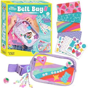 Creativity for Kids Chic Boutique Belt Bag: DIY Girls Art & Craft Kit, Girls Toys Age 6-8+, Crafts and Cute Stuff for Girls, Birthday Gifts for Girls