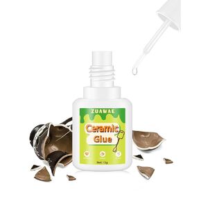 Waterproof Ceramics Repair Glue- Super Ceramic Glue Repair Temperature Resistant Ceramic Glue for Pottery, Instant Strong Ceramic Glue Repair for Fine China, Mugs, DIY Craft