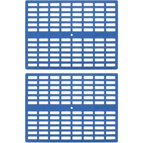 HANABASS 2 Pcs Rabbit Cage Mat Plastic Rabbits Foot Mat with Holes Rabbit Cage Accessories Cage Pet Floor Mat for Rabbit, Guinea Pig, Squirrel