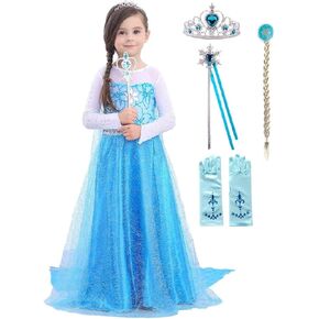 Princess Costume Princess Dresses for Girls Dress up Fancy Halloween Christmas for Toddler