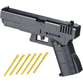 1:1 G18 Building Blocks Gun Sets - 336 PCS Model Guns Collection Toy Building Bricks Sniper Set Shootable - Simulation Militarily Toy Lovers for Kids and Adults Gifts