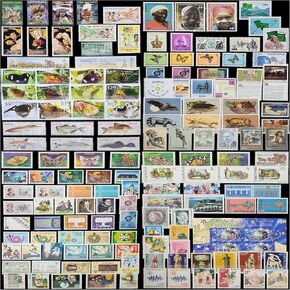 Worldwide Stamp Collection Mint (MNH), Edition 6, 56 Full Sets from 43 Different Countries