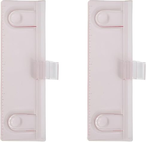 Oedema 2 Pcs Computer Message Board Acrylic Monitor Memo Boards Reminder Pad Side Panels for Home Desktop Office, Pink in Saudi Arabia
