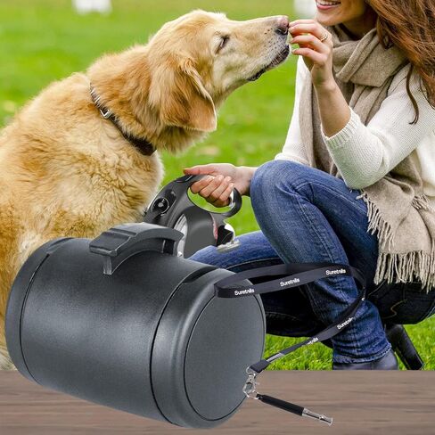 Dog Leash Multi Box مع موزع حقيبة أنبوب ، حامل الوجبات الخفيفة الأسود - الكلب للتدريب | صافرة تدريب الحيوانات الأليفة SS ، تدريب موزع الوجبات الخفيفة مع المقاود القابلة للسحب [حزمة 3] in Saudi Arabia