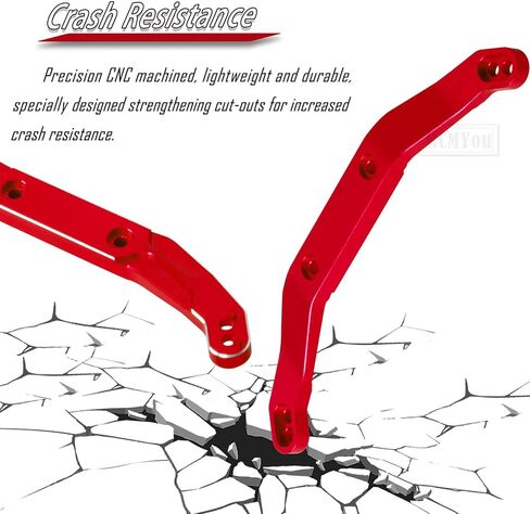 ترقيات جسم السبائك جزء من 1/10 Slash 4x4/Slash 4x4 VXL ، جبل جبل القفزات ، الأحمر in Kuwait