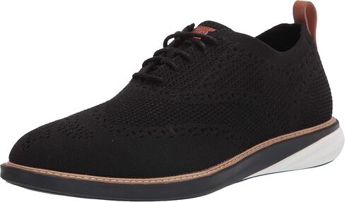 Cole Haan Men's Grand+ Plain Toe Oxford, Pavement/Ivory, 11 Wide in Saudi Arabia