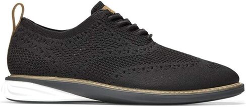 Cole Haan Men's Grand+ Plain Toe Oxford, Pavement/Ivory, 11 Wide in Saudi Arabia