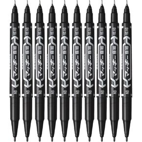 Zebra permanent marker McKee extra fine B-MO-120-MC-BK Black 10 pieces