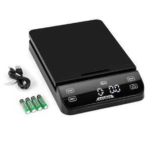 ACCUTECK High Accuracy Digital Shipping Postal Scale, 70Lbx0.1OZ, with Touch Screen, Tare and Hold Function, Black (A-BPS70)