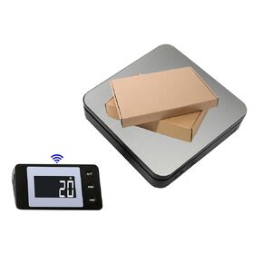 Shipping Scale, 110 LB Digital Postage Scale, Wireless LCD Display Postal Scales, Hold/Tare Function, Lightweight Scale for Packages, Luggage, Pet, Industrial, Laundry, Warehouse, Kitchen