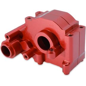 Transmission Case Housing for 1/18 Losi Mini-T 2.0 & 1/16 Losi Mini-B Upgrades, Aluminum Parts #LOS212017 Red
