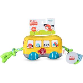 Fisher-Price for Pets Sound-Bites Plush Toy Xylophone for Puppies, Sounds Desensitize Pups to Noises - Noise-making Chew Toy for Puppies - Multifunctional Dog Toy