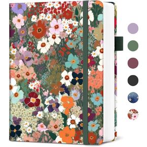 Lined Journal Notebook for Women, 240 Pages Thick College Ruled Journal for Writing, Hardcover Notebook for Work & Note Taking, Perfect for Office Home School Supplies, A5(5.7" x 8.6"), Floral
