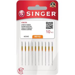 Singer 2045 sz12/80 Blister/10 Notion, Silver