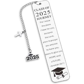 Graduation Gifts for Him Her Graduation Gifts for Women Men Class of 2025 College Middle High School Graduation Gifts 2025 Senior Gifts Grad Student Nurse Master Degree Faith Based Graduation Bookmark