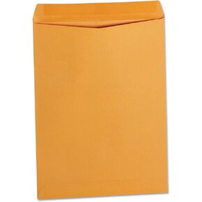 Universal UNV41165 9 in. x 12 in. 28 lbs. #10-1/2 Square Flap Catalog Envelope - Brown Kraft (250/Box)