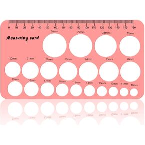 Safety Eye Tool Clamp for Crochet, Installation of Eye Tools, Safety Eye Tool for Dolls Making, Washer Installation Aid, Safety Eye Sizer Tool for Helps You Measure Safety Eyes from 10-30mm Size