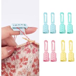 8 Pieces Crochet Ring,Crochet Finger Yarn Holder,Crochet Tension Ring,Crochet Rings for Tension,Crochet Finger Guard,Separated Yarns Tools for Knitting Crafts Accessories (Yellow,Pink,Green,Blue)