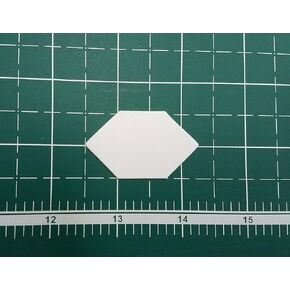 0.75" Elongated Hexagon English Paper Piecing EPP Set of 100