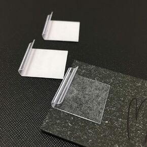 Adhesive Lip Adapter or Hanger for Earring Card Display (Pack of 60) (1'' x 1'')