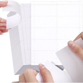 2000 Pieces Business Paper Card Blank Printable Business Cards 3.5 x 2 Inches Heavyweight Perforated Double Sided Business Cards for Printing Inkjet Laser (White)