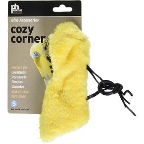 Prevue Pet Products BPV1160 6-Inch Cozy Corner Fleece Bird Blanket, Small