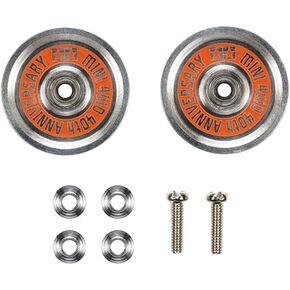 JR 40th Anniversary HG 19mm Aluminum Ball-Race Rollers (Ringless) / Tamiya / 95643
