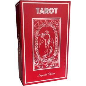 Keyword Tarot | Classic Tarot Design with Helpful Keywords | Full Size Tarot Cards