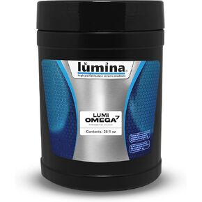 Lumi Omega 7 Blue Screen Emulsion (28 oz.) for Screen Printing Plastisol Ink, Water Based Ink and Discharge Ink - Hybrid SBQ-UV Technology - Screen Printing Supplies.