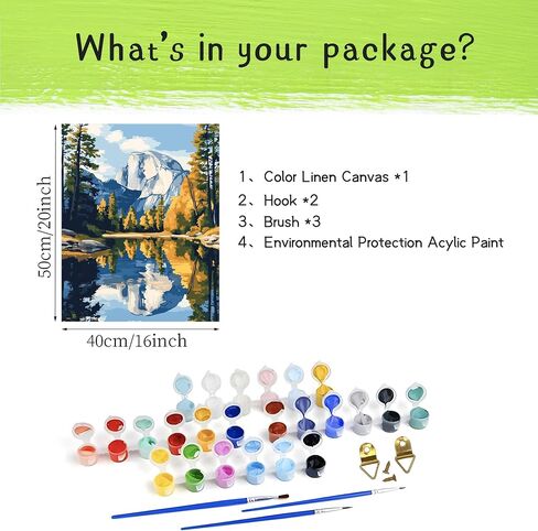 Arches National Park Paint by Number, Delicate Arch Paint by Numbers Kit for Adults, Utah Landscap Acrylic DIY Oil Painting on Canvas for Gift, Home Wall Decor(16x20inch, No Frame) in Saudi Arabia